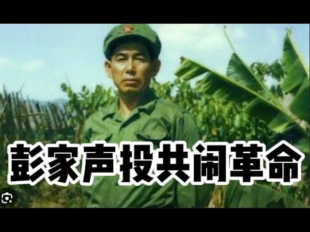 揭秘金三角大佬5:时与势都在毛泽东一边,连彭家声也投共闹革命去了